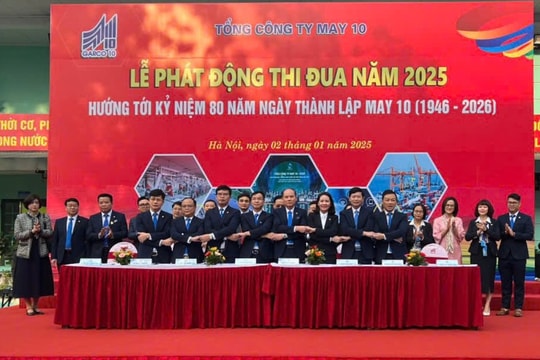 Năm 2025, May 10 phấn đấu tăng 7,4% doanh thu