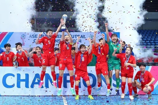 Đội tuyển futsal nữ Việt Nam lọt vào Top 10 thế giới