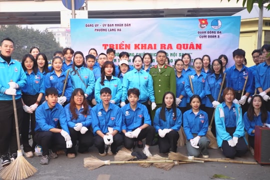 Quận Đống Đa chung tay vì môi trường xanh, sạch của Thủ đô