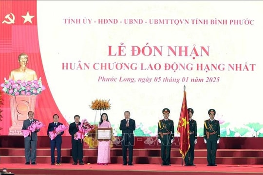 Tổng Bí thư Tô Lâm dự Lễ kỷ niệm 50 năm Ngày giải phóng Phước Long (Bình Phước)