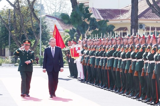 Tổng Bí thư Tô Lâm thăm cán bộ, chiến sĩ Quân đoàn 34 và Binh đoàn 15 tại Gia Lai