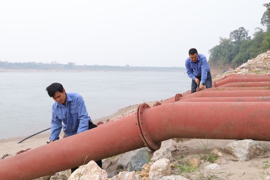 Khẩn trương hoàn thành bảo trì, sẵn sàng vận hành công trình lấy nước