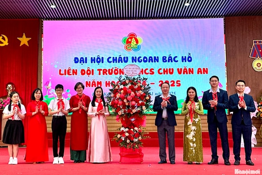 Trường THCS Chu Văn An tổ chức Đại hội điểm “Cháu ngoan Bác Hồ”