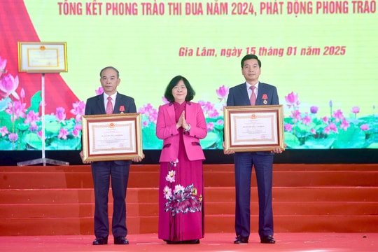 Gia Lâm đạt chuẩn nông thôn mới nâng cao, đặt mục tiêu lên quận năm 2025