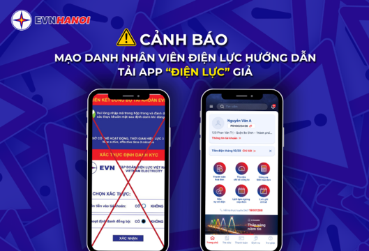 Cảnh giác mạo danh nhân viên điện lực yêu cầu tải App giả