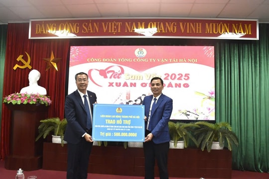 Công đoàn vui Tết với người lao động ngành Giao thông vận tải