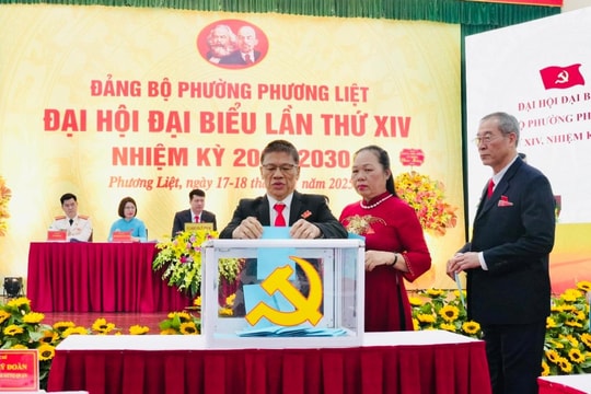 Đại hội điểm Đảng bộ phường Phương Liệt (Thanh Xuân) thành công