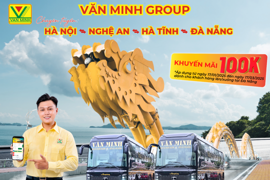 Văn Minh khai trương tuyến xe khách Hà Nội - Đà Nẵng: Bước tiến mới trong hành trình kết nối miền Trung