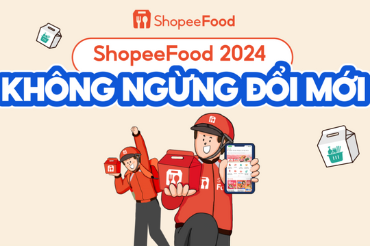 ShopeeFood 2024: Năm của những sáng tạo và đổi mới không ngừng!