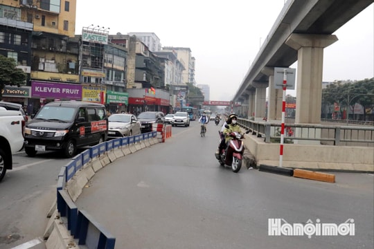 Nút giao Khuất Duy Tiến - Nguyễn Trãi thông thoáng hơn khi điều chỉnh đèn tín hiệu