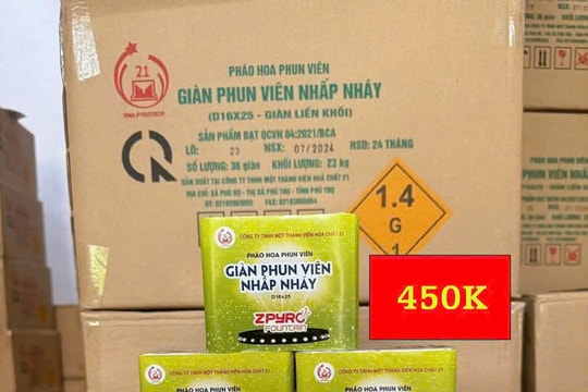 Giá tăng mạnh, pháo hoa vẫn hút khách