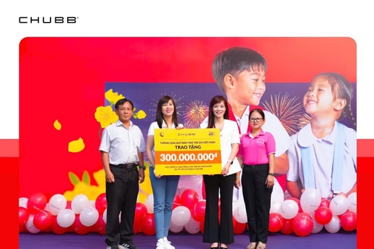 Chubb Life Việt Nam Tết vui vẻ, Xuân ngập tràn yêu thương với trẻ em khó khăn