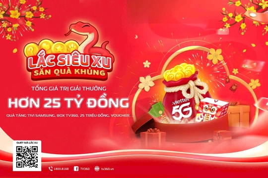 Cùng Viettel lắc siêu xu 5G săn ngay linh thú đón Tết Ất Tỵ 2025