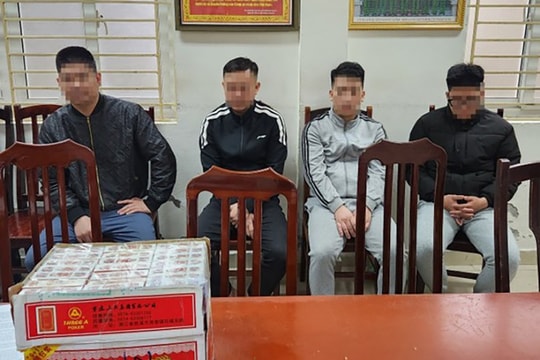 Quận Nam Từ Liêm, Hà Nội Triệt xoá ổ nhóm bán dụng cụ chơi cờ bạc “bịp” trong dịp Tết