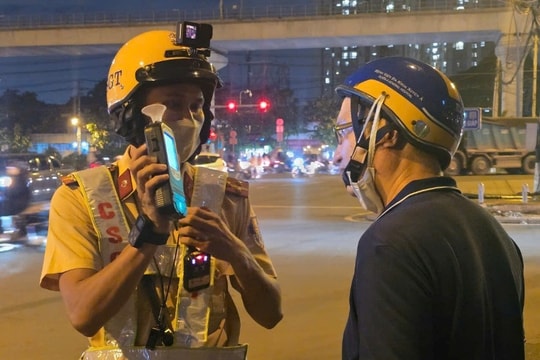TP Hồ Chí Minh tăng cường xử phạt vi phạm nồng độ cồn