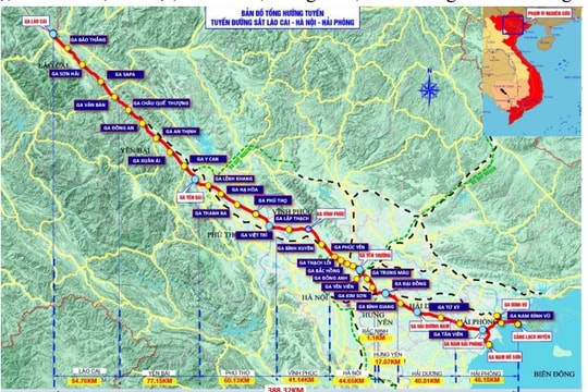 Sắp trình Quốc hội xem xét chủ trương đầu tư dự án đường sắt Lào Cai - Hà Nội - Hải Phòng