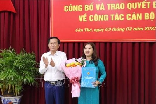 Bà Nguyễn Thị Ngọc Điệp giữ chức Phó Chủ tịch UBND thành phố Cần Thơ