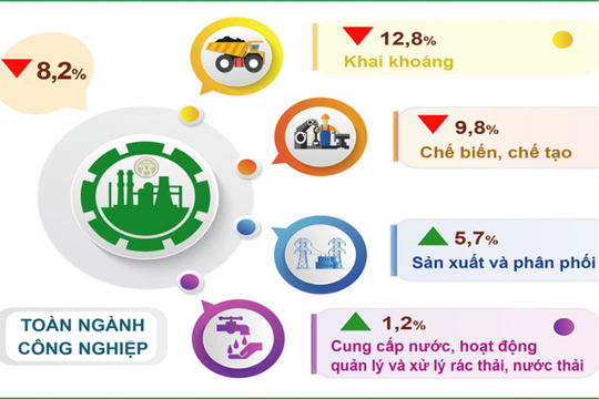 Hà Nội: Chỉ số sản xuất công nghiệp tháng 1-2025 giảm 15,2% do trùng kỳ nghỉ Tết