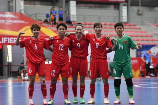 Xác định đối thủ của Việt Nam tại vòng chung kết Futsal nữ châu Á 2025