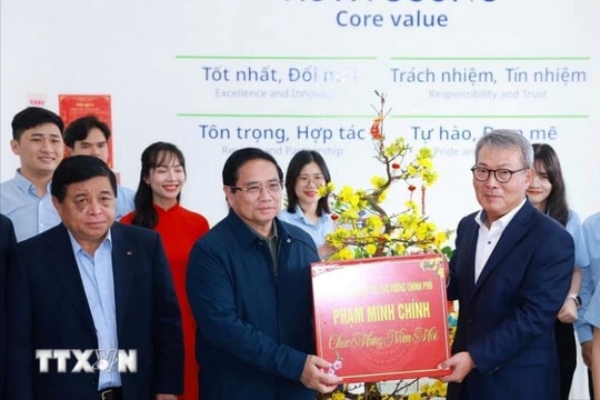 Thủ tướng Phạm Minh Chính: Các doanh nghiệp Quảng Nam phải góp phần đắc lực cùng cả nước đạt mức tăng trưởng 8% trở lên