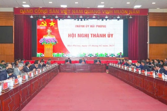 Hội nghị Thành ủy Hải Phòng: Thông qua đề án về sắp xếp, tinh gọn bộ máy hệ thống chính trị Hải Phòng