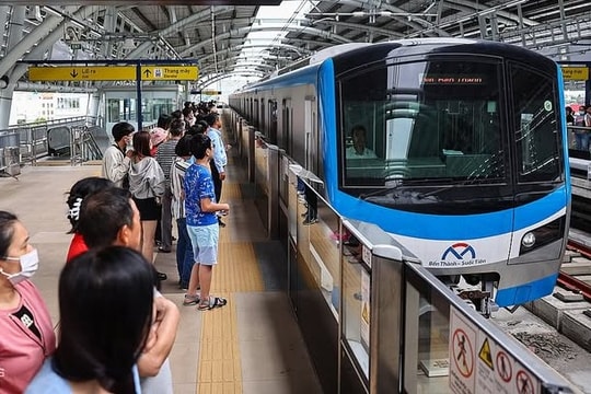 Thành phố Hồ Chí Minh: Tuyến metro số 1 triển khai nhiều chính sách miễn, giảm giá vé từ 15-2