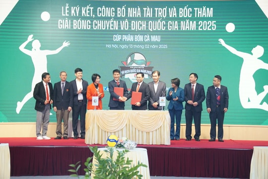 Giải bóng chuyền vô địch quốc gia 2025 có tổng giá trị giải thưởng hơn 2,2 tỷ đồng