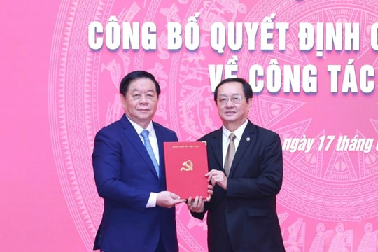 Đồng chí Huỳnh Thành Đạt giữ chức Phó Trưởng Ban Tuyên giáo và Dân vận Trung ương
