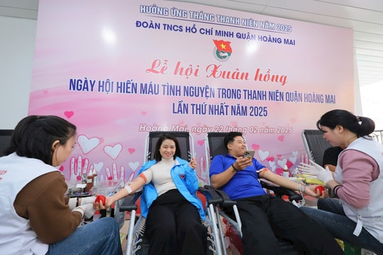 Hoàng Mai: Ra quân 5 đội hình tình nguyện trong Tháng thanh niên 2025