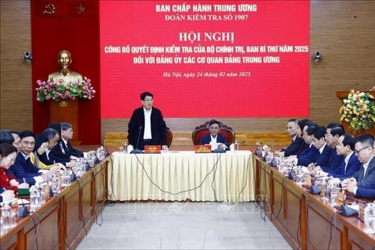 Hội nghị triển khai quyết định kiểm tra tại Đảng ủy các cơ quan đảng Trung ương