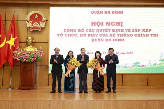 Hai lãnh đạo ban Đảng Quận ủy Ba Đình xin nghỉ hưu trước tuổi