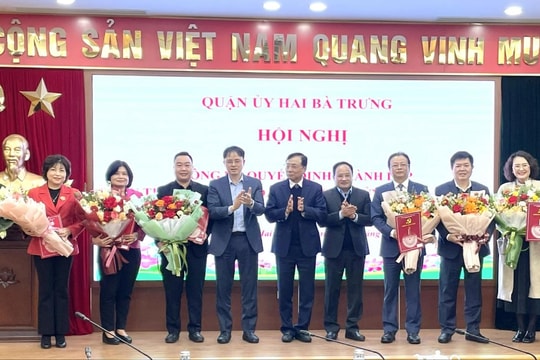 Quận Hai Bà Trưng công bố quyết định thành lập Ban Tuyên giáo và Dân vận Quận ủy