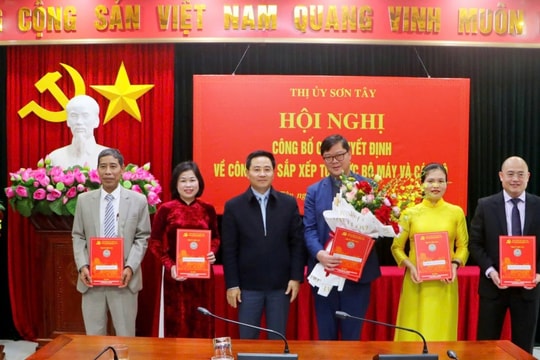 Ông Hà Việt Phong được giao nhiệm vụ Trưởng ban Tuyên giáo và Dân vận Thị ủy Sơn Tây