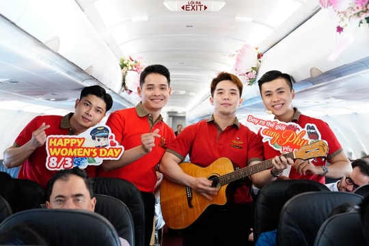 Vietjet tung 83.000 vé giảm giá tới 83% dịp lễ 8-3