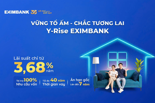 Eximbank tung vốn giá rẻ, sở hữu nhà chưa từng dễ đến thế với lãi suất 3,68%