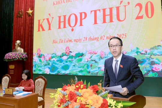 HĐND quận Bắc Từ Liêm quyết định các nội dung liên quan đến công tác sắp xếp tổ chức bộ máy