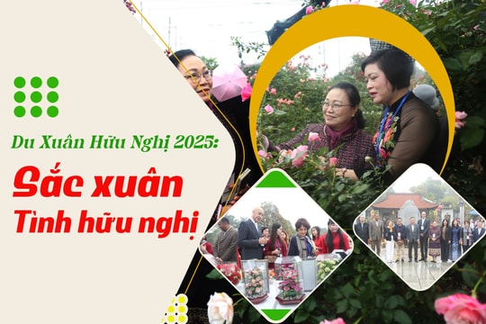 Du xuân hữu nghị 2025: Đậm sắc xuân, thắm tình hữu nghị