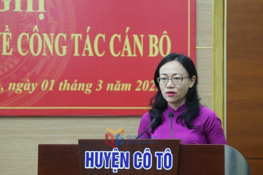 Giám đốc Sở Thông tin và Truyền thông Quảng Ninh làm Bí thư Huyện ủy Cô Tô