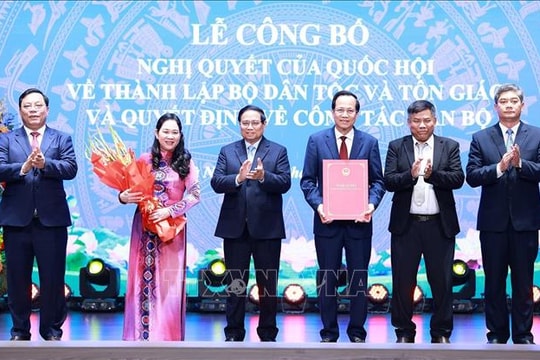 Thủ tướng Phạm Minh Chính: Phát huy hơn nữa đóng góp của các dân tộc, tôn giáo cho xây dựng, bảo vệ Tổ quốc