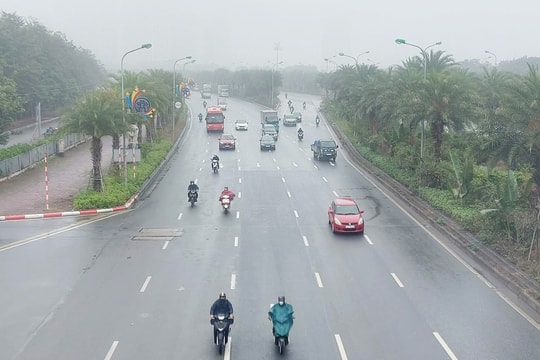Bắc Bộ có mưa nhỏ, mưa phùn, độ ẩm không khí tăng cao