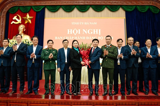Ông Trương Quốc Huy được bầu giữ chức Bí thư Tỉnh ủy Hà Nam