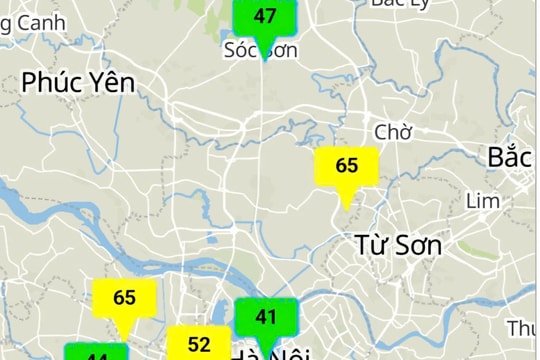 Chất lượng không khí trên địa bàn Hà Nội duy trì ở mức tốt và trung bình