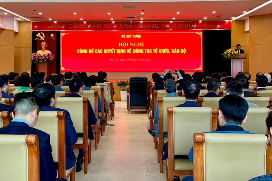 Bộ Xây dựng: Bổ nhiệm chức danh đối với 146 cán bộ
