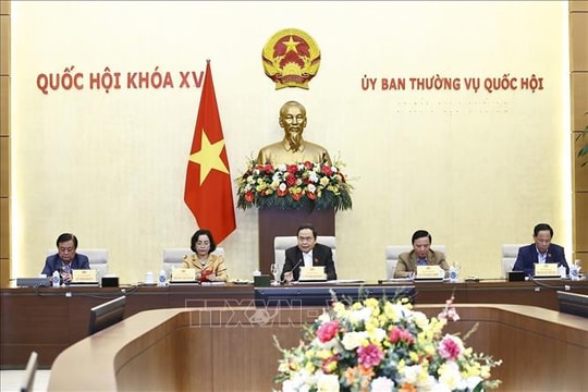 Chủ tịch Quốc hội Trần Thanh Mẫn chủ trì họp giao ban với các cơ quan của Quốc hội