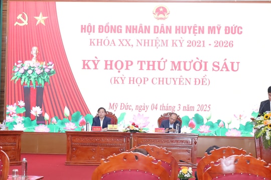 Huyện Mỹ Đức không gián đoạn công việc, phục vụ nhân dân