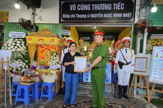 Bà Rịa - Vũng Tàu: Truy thăng quân hàm với chiến sĩ công an bị đâm tử vong