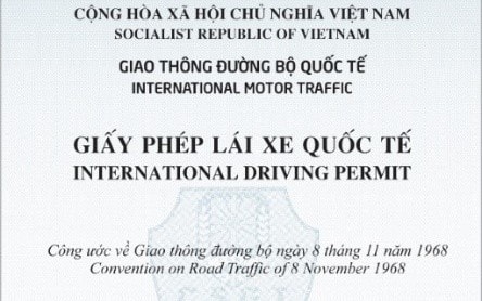 Bộ Công an quy định về mẫu giấy phép lái xe quốc tế