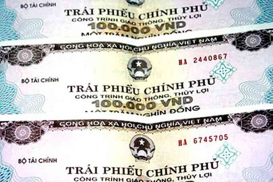 Hai tháng, huy động thành công hơn 45.000 tỷ đồng trái phiếu chính phủ