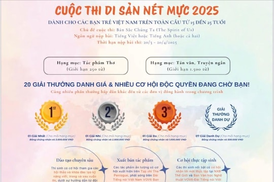 Cuộc thi “Di sản nét mực”: Đưa bản sắc Việt ra thế giới