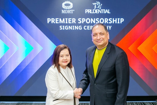 Prudential tài trợ cho Hiệp hội MDRT Thúc đẩy sự thành công và phát triển chất lượng tư vấn viên
